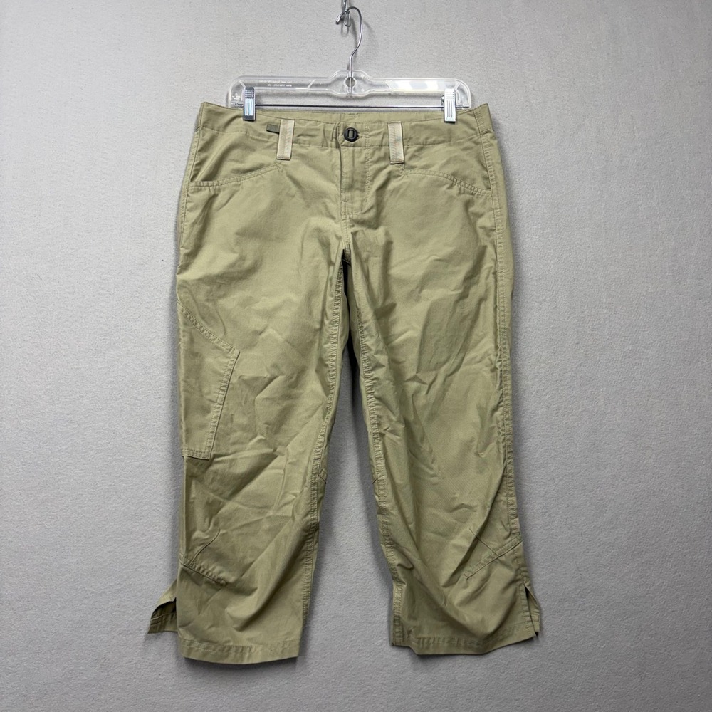Patagonia Rock Craft Capris Women 8 Tan STY83096 Hiking Climbing Outdoor Pants